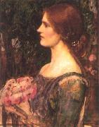 John William Waterhouse The Bouquet oil painting on canvas